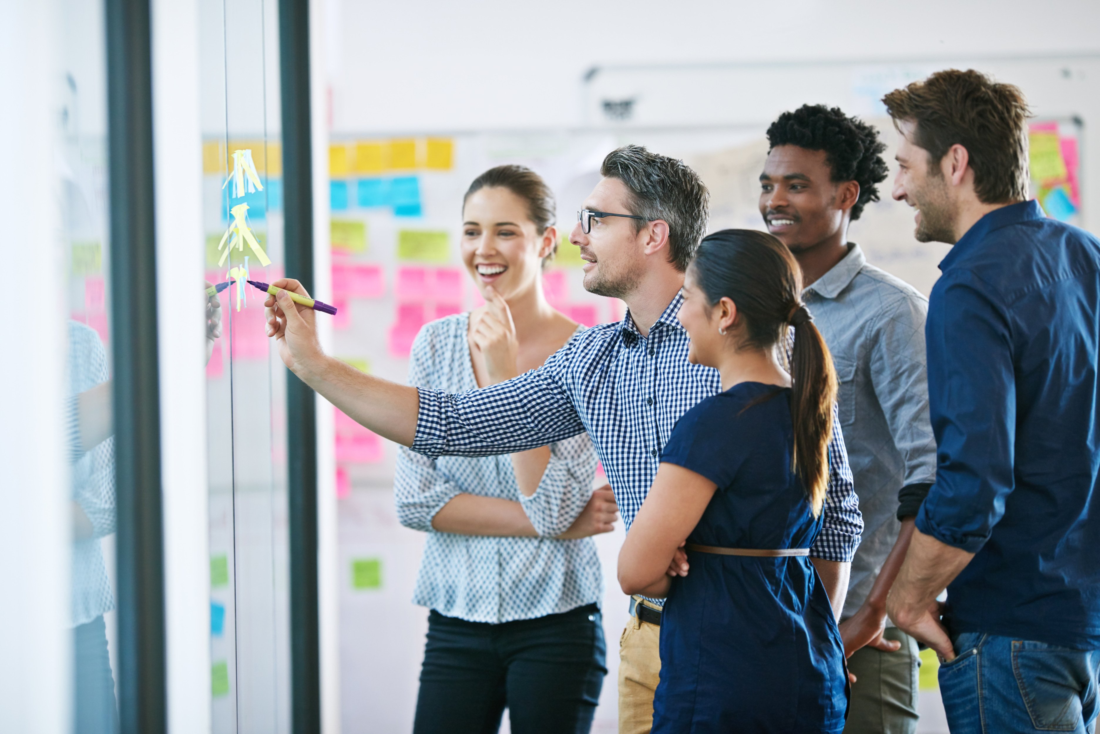 discussion-glass-wall-team-business-people-office-planning-creative-strategy-brand-management-meeting-ideas-group-public-relations-specialists-by-board-project-startup