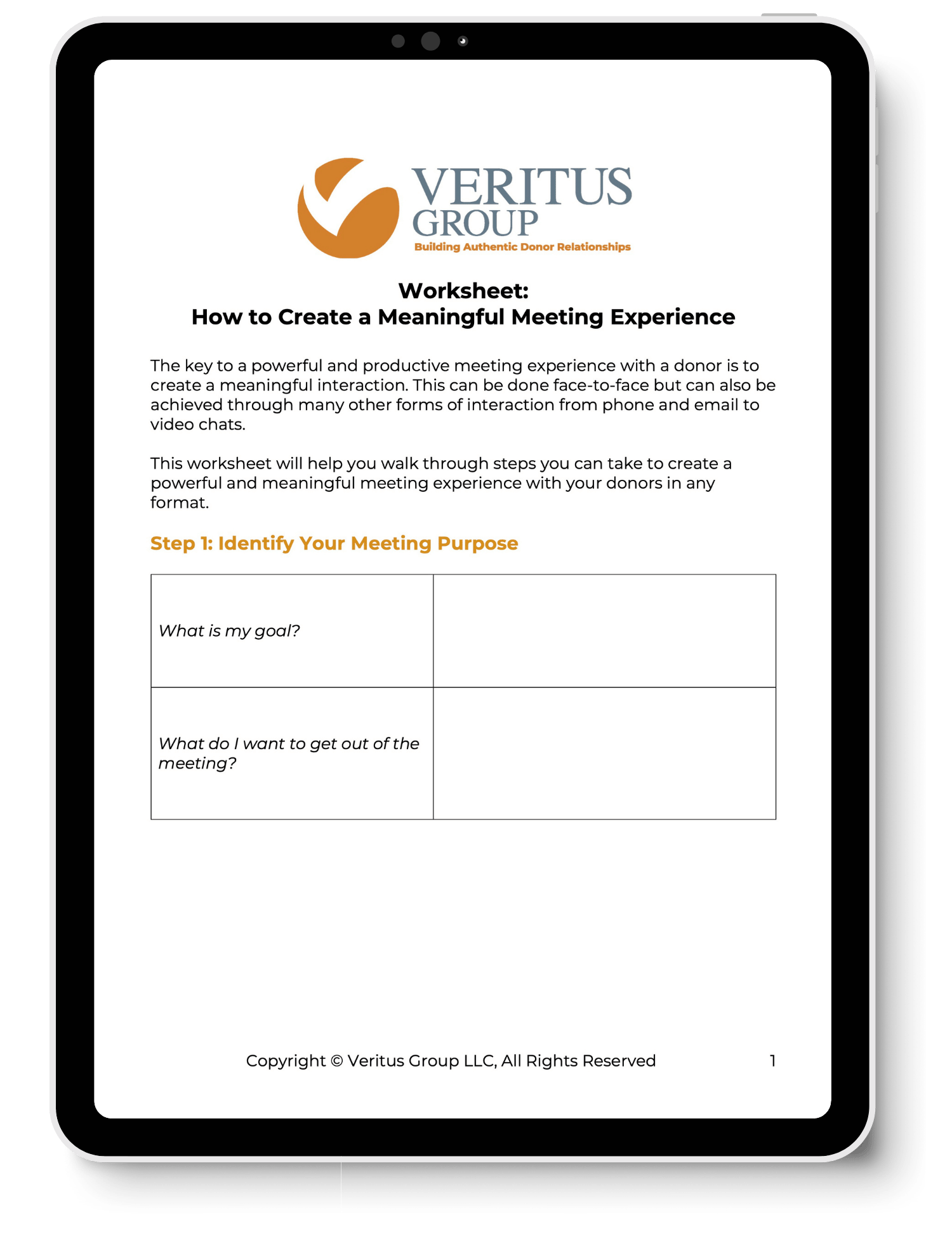 Meaningful Connections Worksheet2