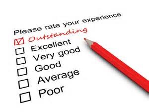 Please rate your experience.