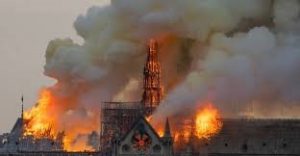 Notre Dame Burning.